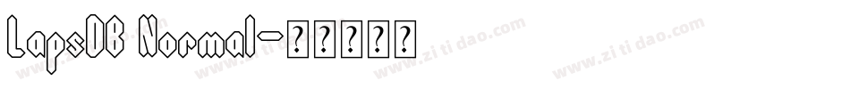 LapsDB Normal字体转换